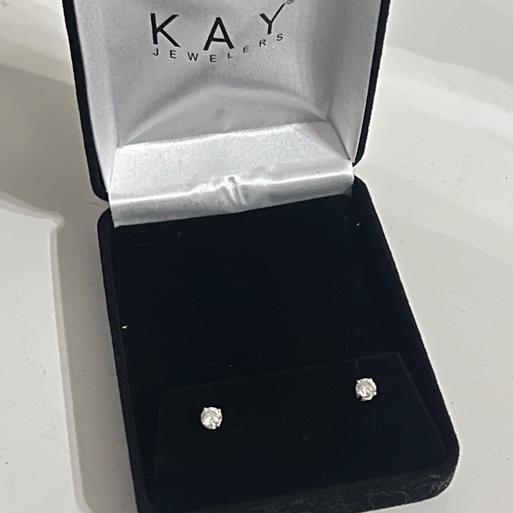 KAY diamond earrings!!